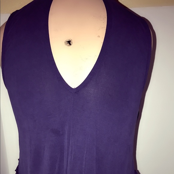 🦋Francesca’s Floral Blue Tank Top - Picture 4 of 7